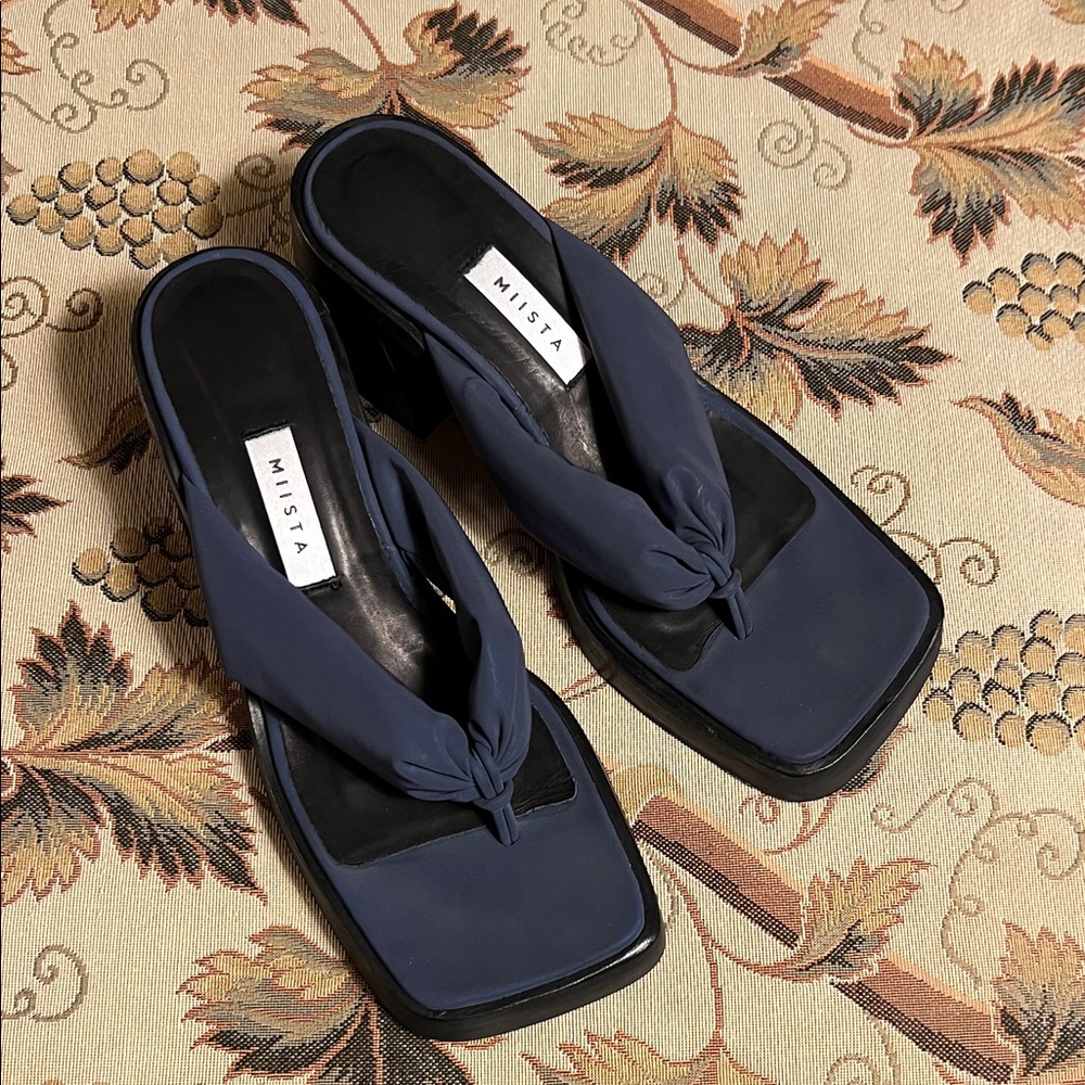 Miista April Heeled Thong Sandals